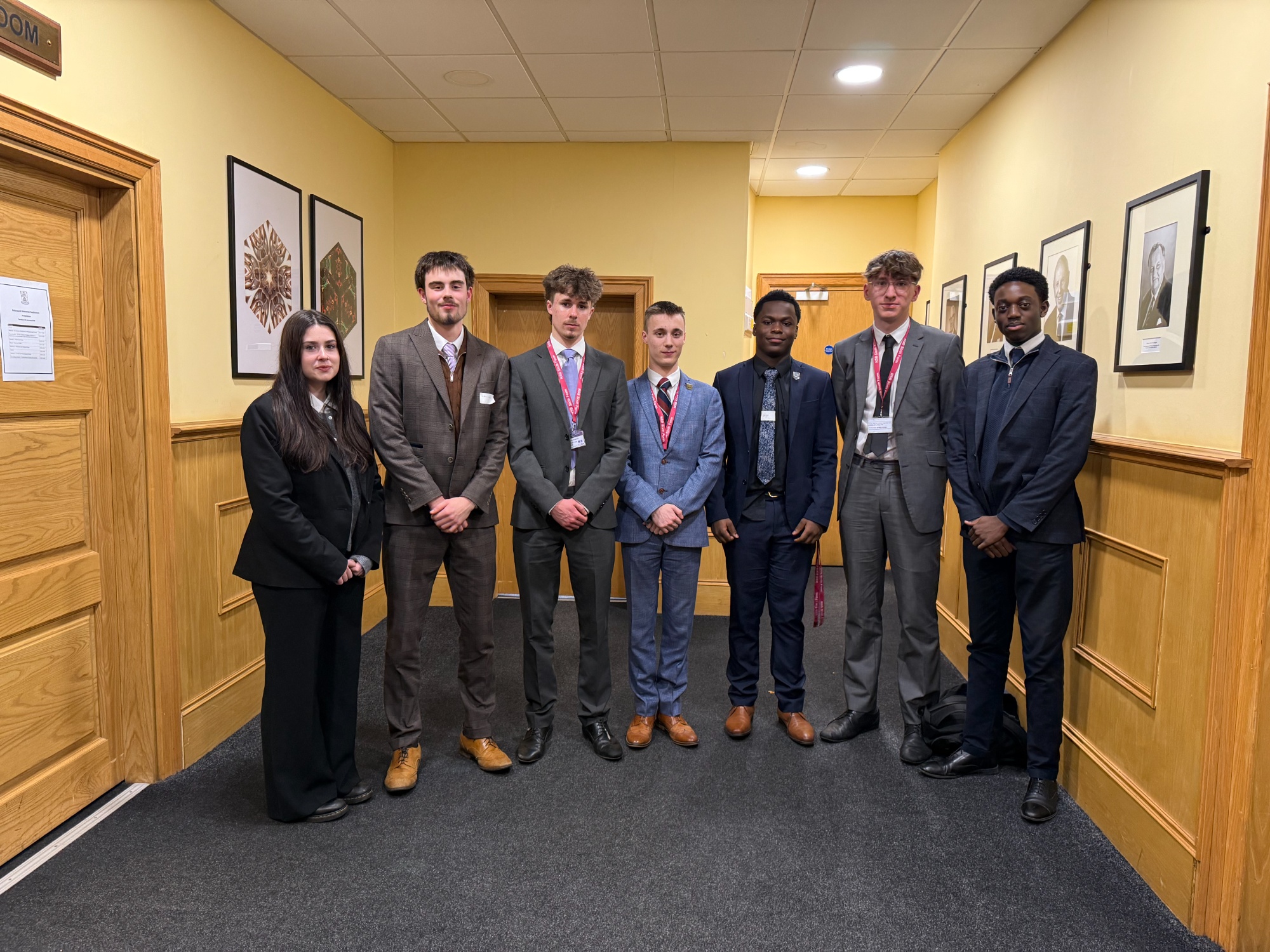 Sixth form students at wellingborough school for Holocaust conference
